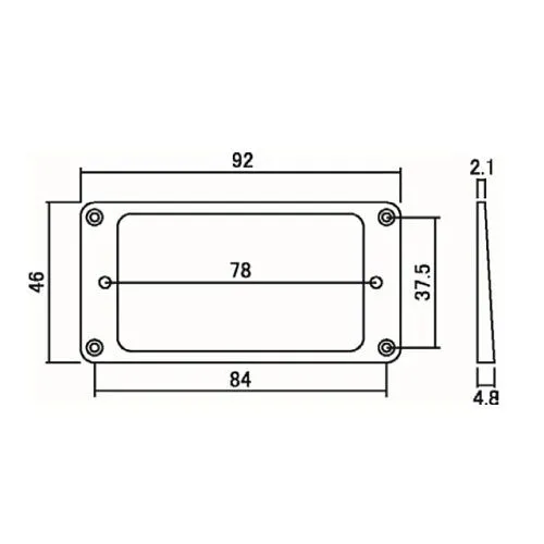 Hosco MRA-FB Рамка звукоснимателя.