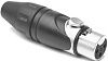 Amphenol AX3F Разъем XLR кабельный мама , 3 контакта ,точеные контакты, цвет - никель.-0