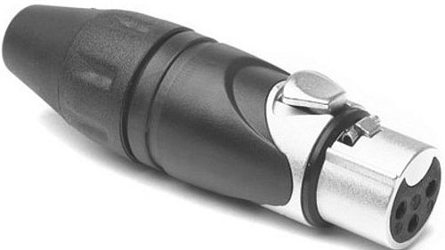 Amphenol AX3F Разъем XLR кабельный мама , 3 контакта ,точеные контакты, цвет - никель.
