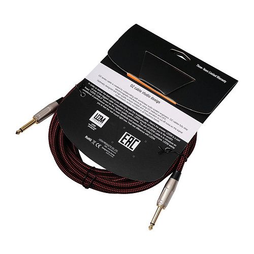 Leem FAS-5(BK/RD) Кабель инструментальный, черный/красный.